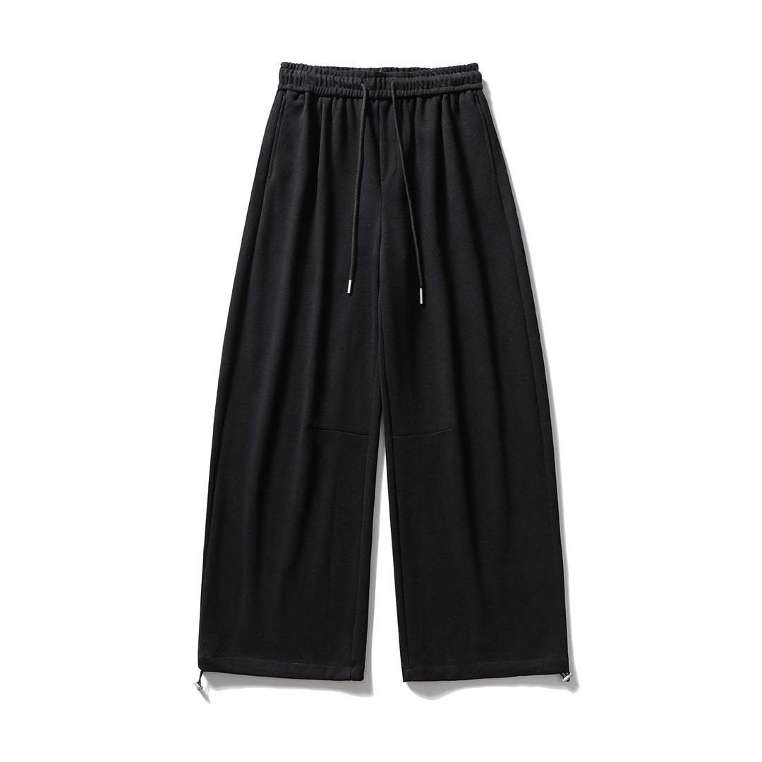 Unisex Weite Sweatpant mit Kordelzug, Kniepatch und verstellbarem Saum Echoarchiv
