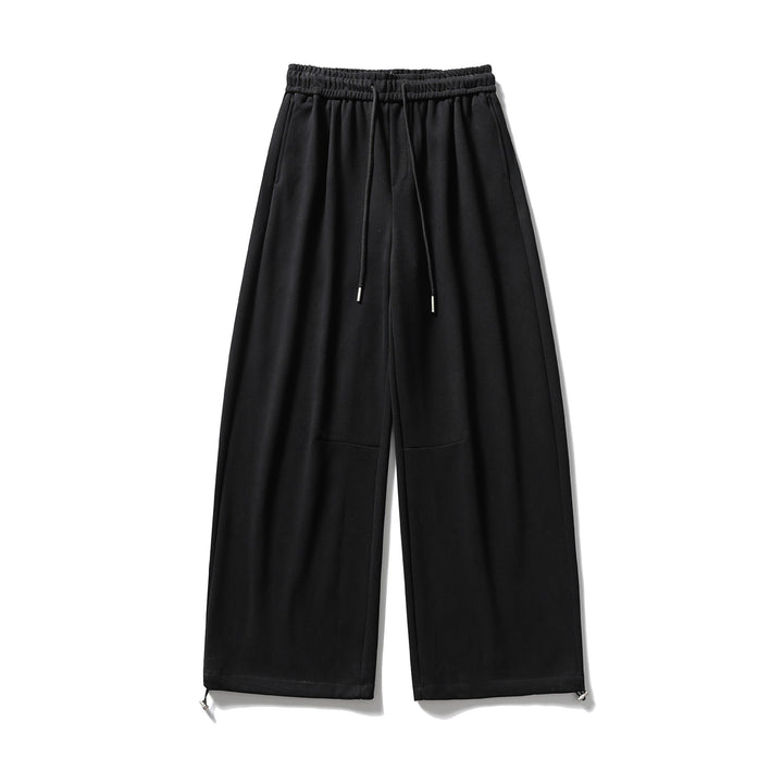 Unisex Weite Sweatpant mit Kordelzug, Kniepatch und verstellbarem Saum Echoarchiv