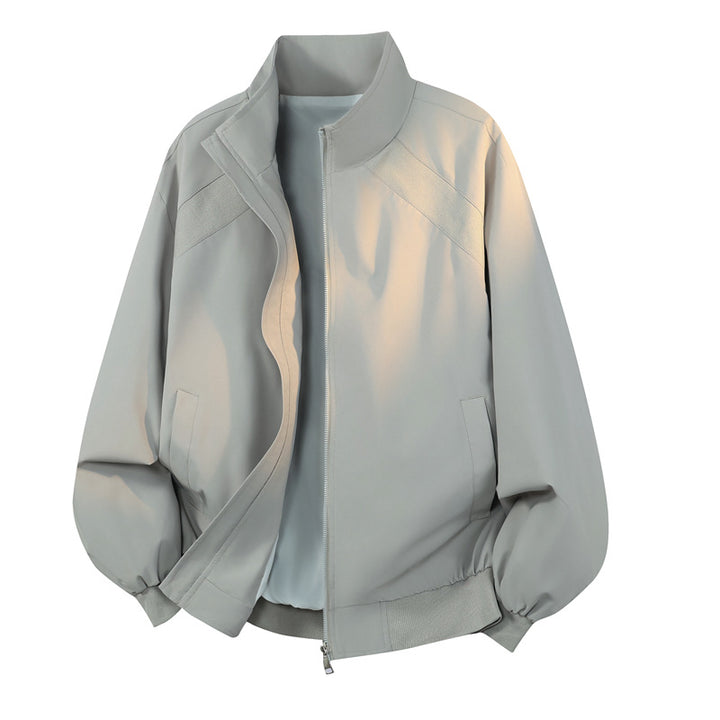 Damen Blouson‑Jacke im Oversize‑Schnitt mit Ballonärmeln, Stehkragen & elastischem Bund Echoarchiv