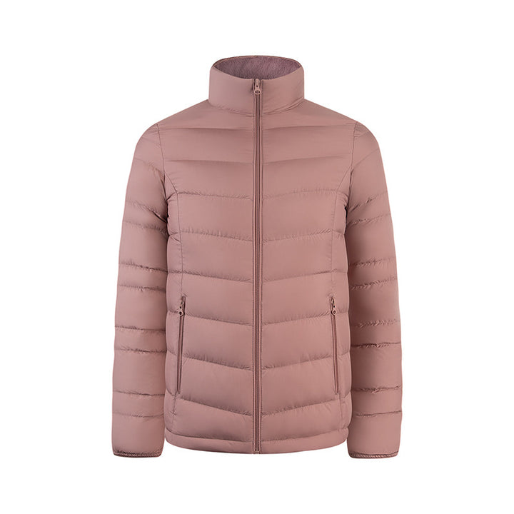 Herren Ultraleichte gesteppte Daunenimitat-Jacke mit Stehkragen Echo Archiv