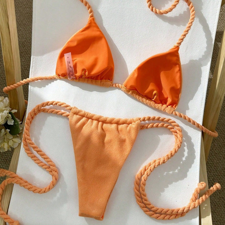 Damen Triangel-Bikini mit gerafften Details Echo Archiv