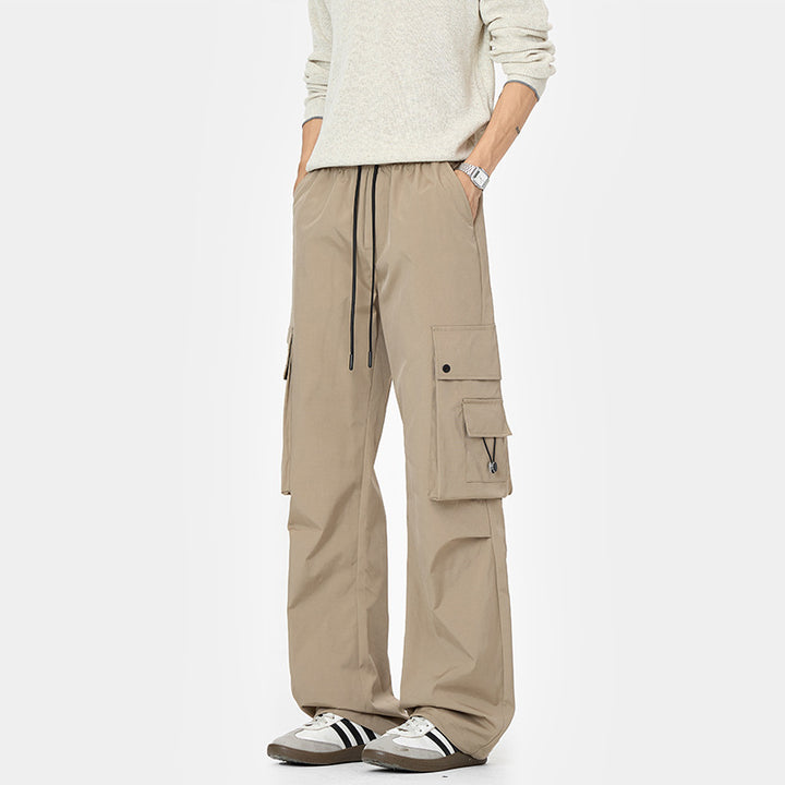 Herren Cargo-Hose mit mehreren Taschen und elastischem Bund Echo Archive