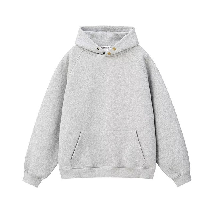 Unisex Gefütterter Oversized Kapuzenpullover mit Kängurutasche Echoarchiv