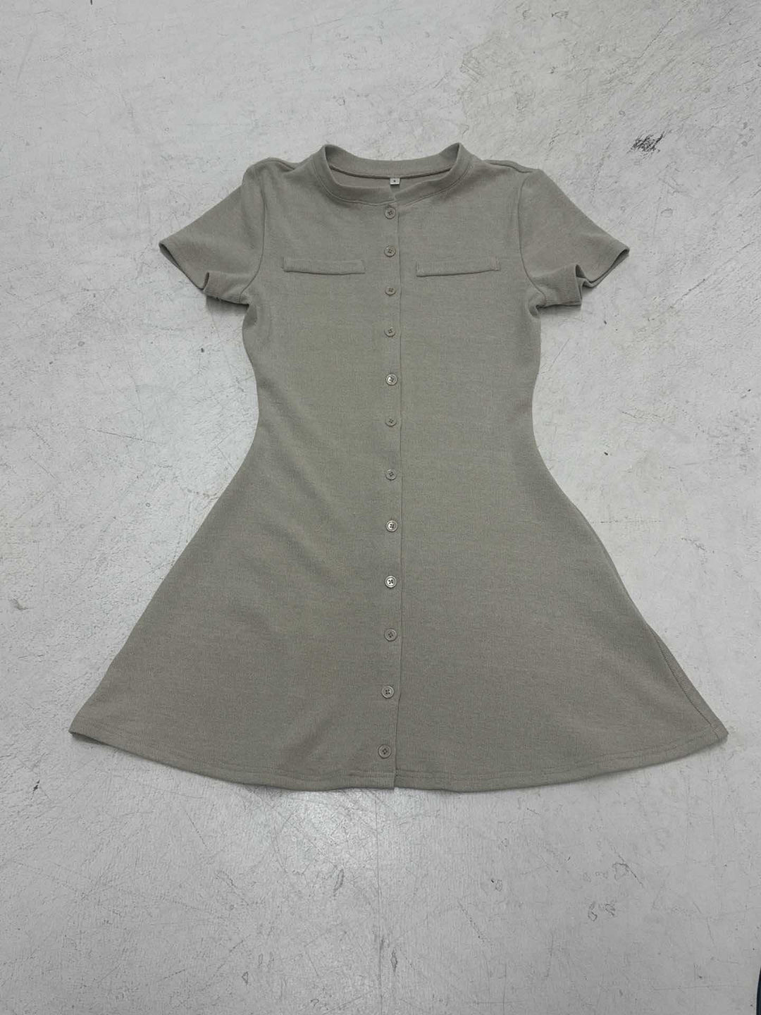 Damen knielanges, elegantes Shirtkleid mit Knopfleiste Echo Archiv