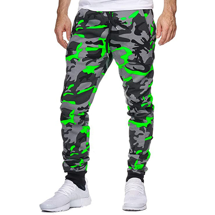 Herren Camouflage Jogginghose mit elastischem Bund und modernem Design Echoarchiv