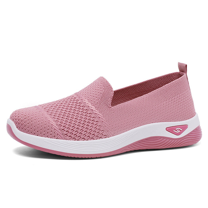 Damen nan eleganter Strick-Slipper mit verstärkter Zehenkappe, flexibler Dämpfungsplattform und Zuglasche Echo Archiv