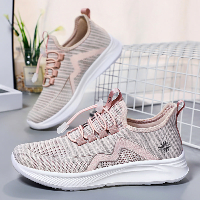 Damen Sportliche Leichtgewicht Sneakers mit elastischem Schnürsystem Echo Archiv