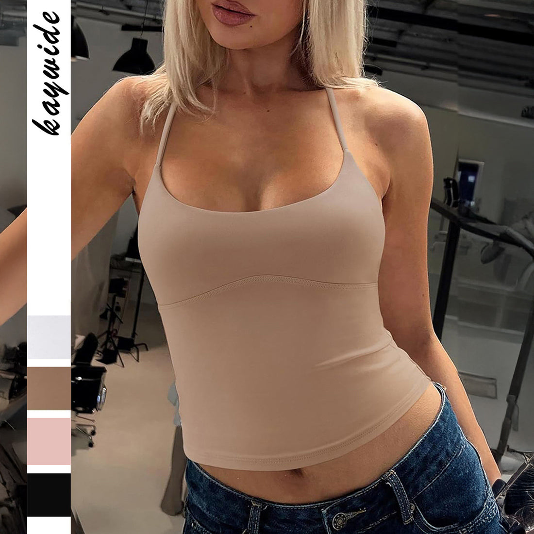 Damen Sportliches Trägershirt aus atmungsaktivem Material – Avérine
