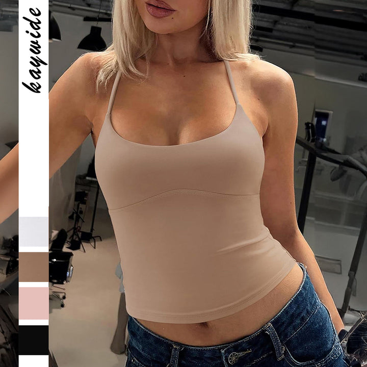 Damen Sportliches Trägershirt aus atmungsaktivem Material Echo Archiv