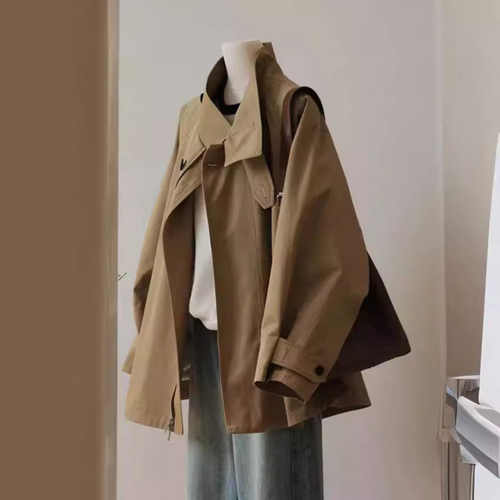 Damen Lässige, übergroße Utility-Jacke Echoarchiv