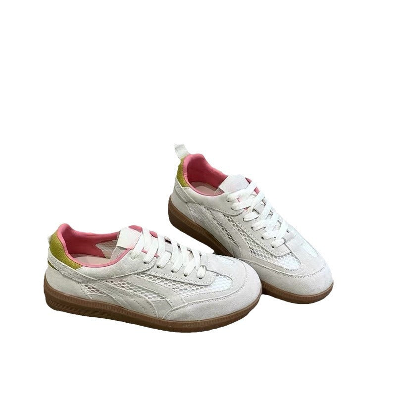 Damen Retro-Sneaker mit atmungsaktiver Oberflächenstruktur und strukturierter Sohle Echo Archiv