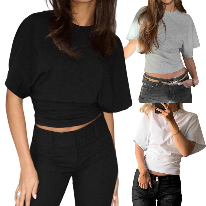Damen lässiges Crop-Top Echo Archiv