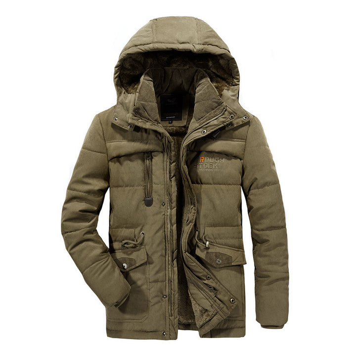 Herren Thermo-Fieldparka mit durchgehendem Teddyfutter und Utility-Taschen Echo Archiv