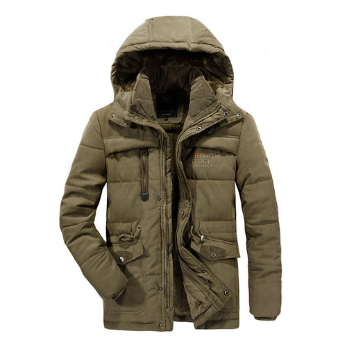 Herren Thermo-Fieldparka mit durchgehendem Teddyfutter und Utility-Taschen Echo Archiv