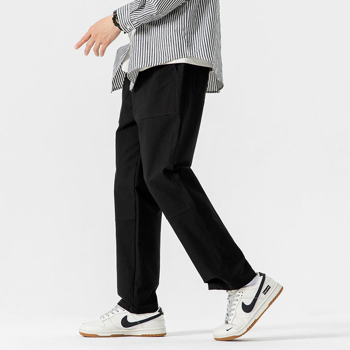Herren multifunktionale Cargo-Hose mit elastischen Bündchen und tiefen Taschen Echoarchiv
