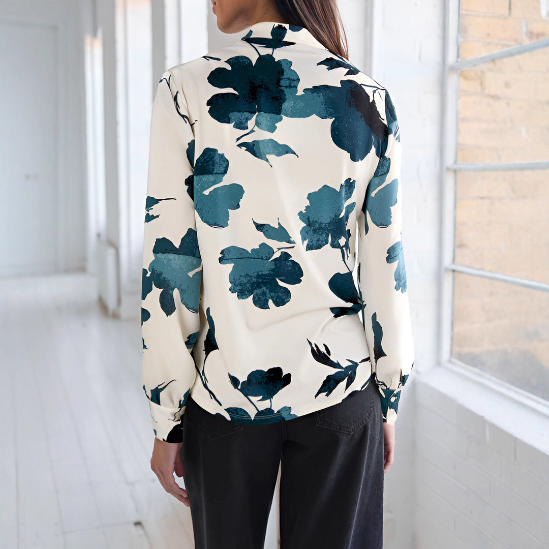 Damen Elegante Bluse mit floralem Muster Echo Archiv