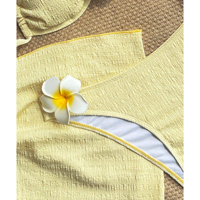 Damen Badeanzug-Set mit elegantem Bandeau-Oberteil und hoch geschnittenem Unterteil Echo Archiv