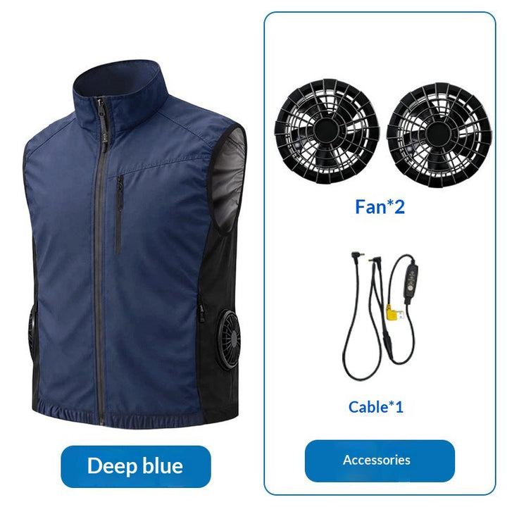 Unisex nan ergonomische Kühlweste mit integrierten Ventilatoren und Akkuanschluss Echo Archiv