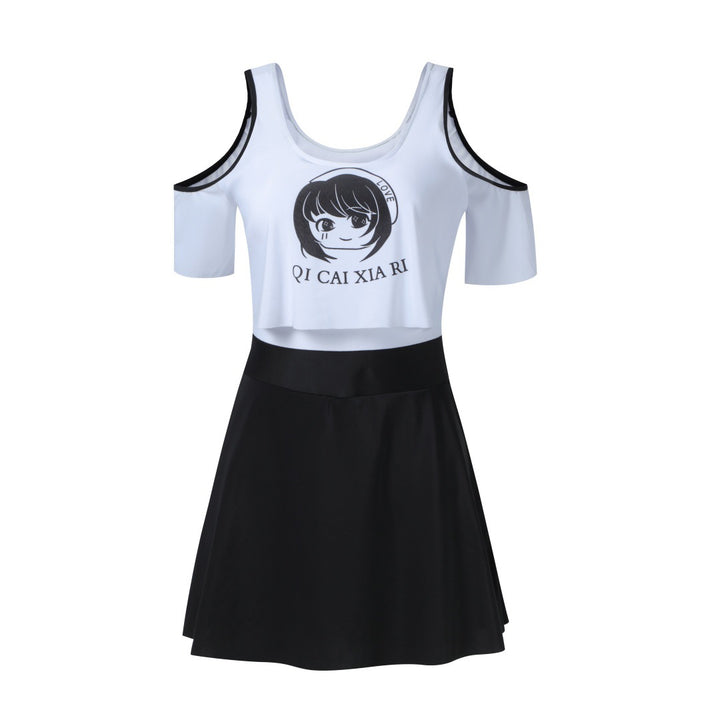 Mädchen Sportliches Badeoutfit Echo Archiv