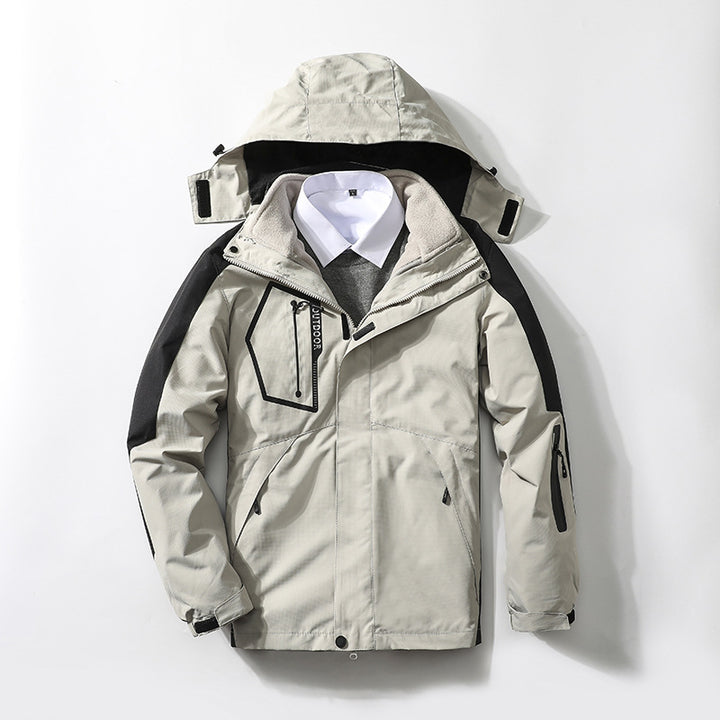 Herren Technische Regenjacke Echo Archiv