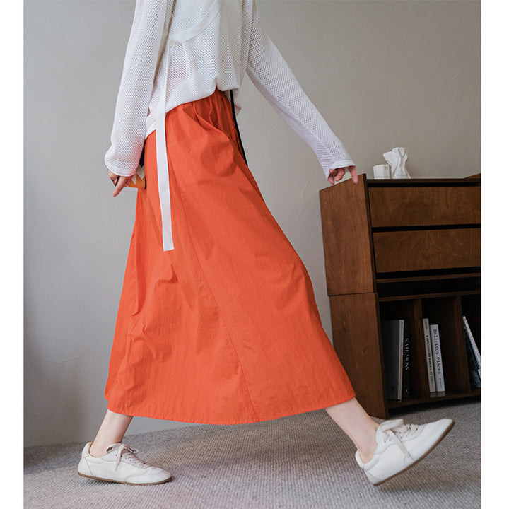 Damen Elegante und lässige Maxiskirt Echoarchiv