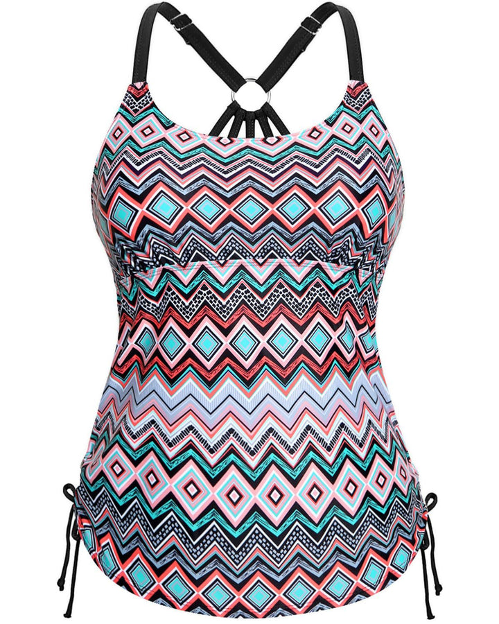 Damen Sportlicher Tankini mit racerback Design Echo Archiv