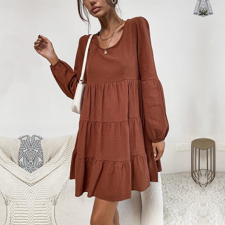 Damen Verspieltes Schichtenkleid Echo Archiv