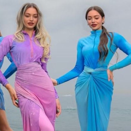 Damen Modischer Schwimmanzug mit Hijab – Maréssa