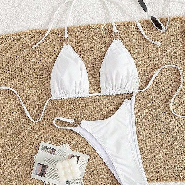 Damen Triangel-Bikini mit eleganten Rüschen Echo Archiv