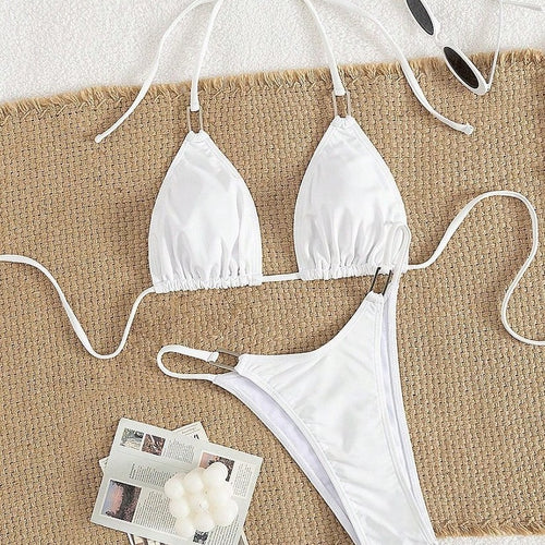 Damen Triangel-Bikini mit eleganten Rüschen Echo Archiv