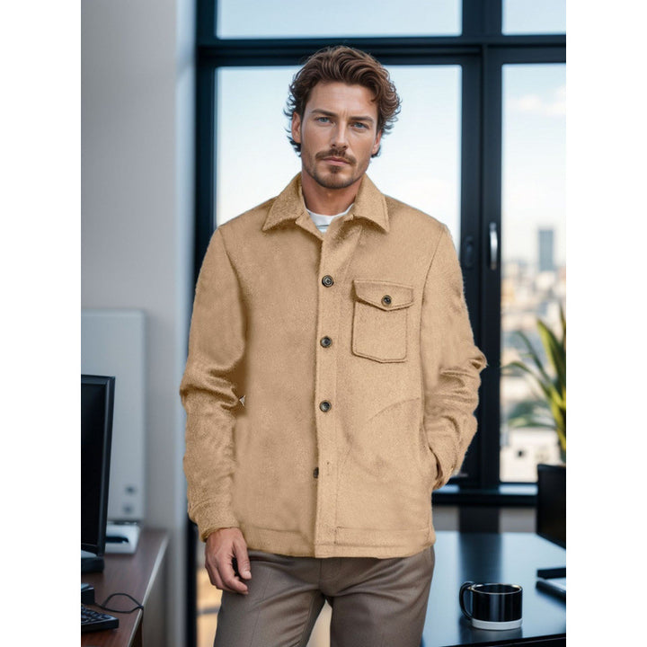 Herren Wolle-Mantel im Casual-Look Echoarchiv