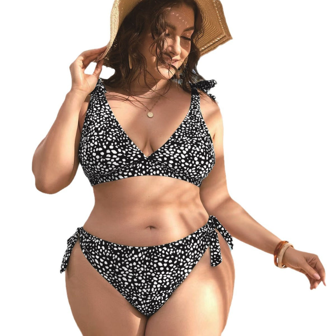 Damen Triangel-Bikini mit verstellbaren Trägern und Bund Echo Archiv