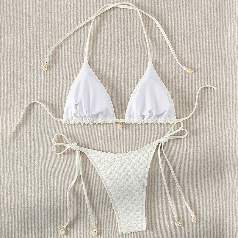 Damen Triangel-Bikini mit raffiniertem Strukturdesign Echo Archiv