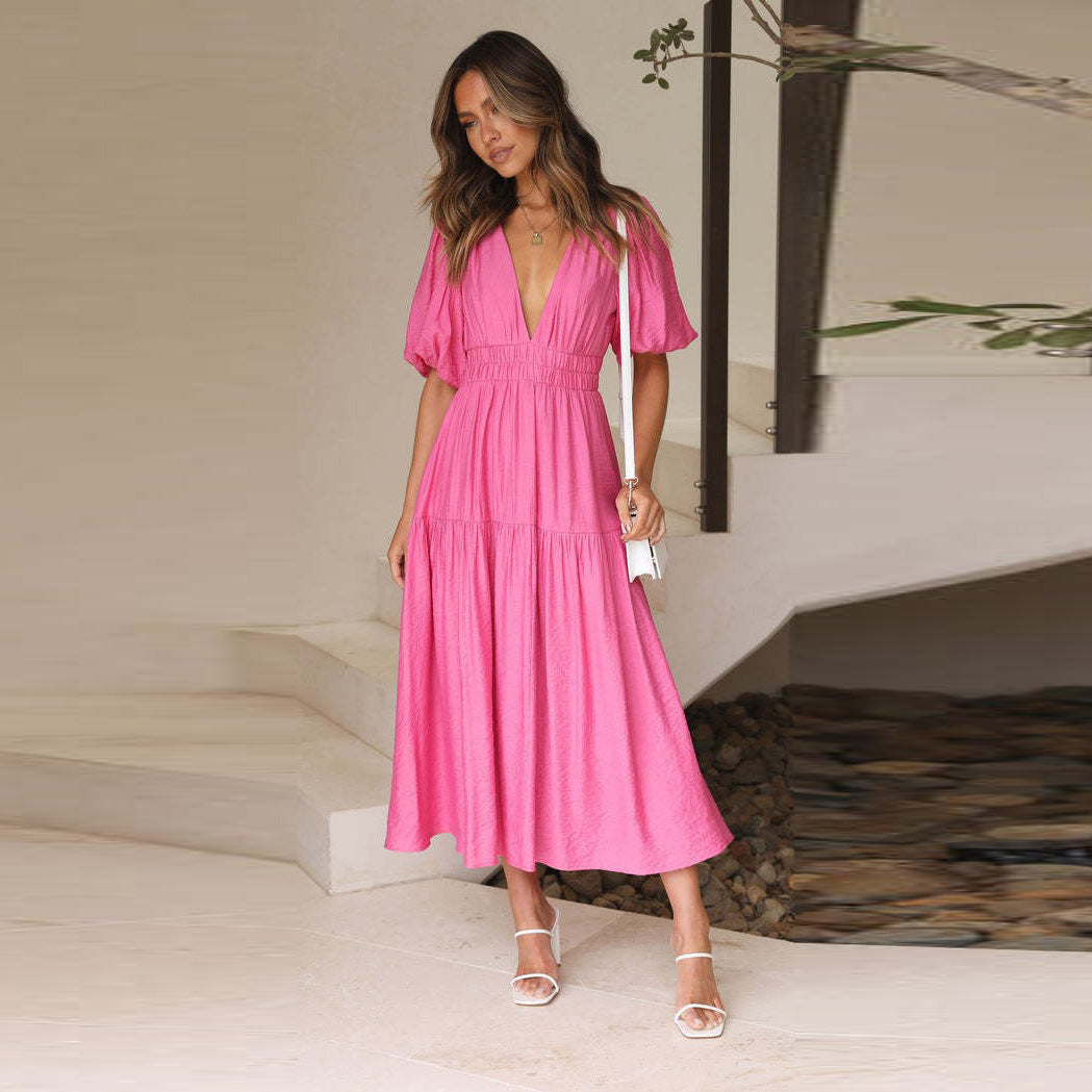 Echoarchiv | Taillierter Midikleid