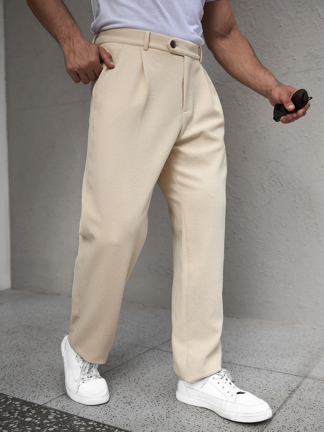 Herren Modische Freizeit-Hose mit weitem Schnitt Echo Archiv