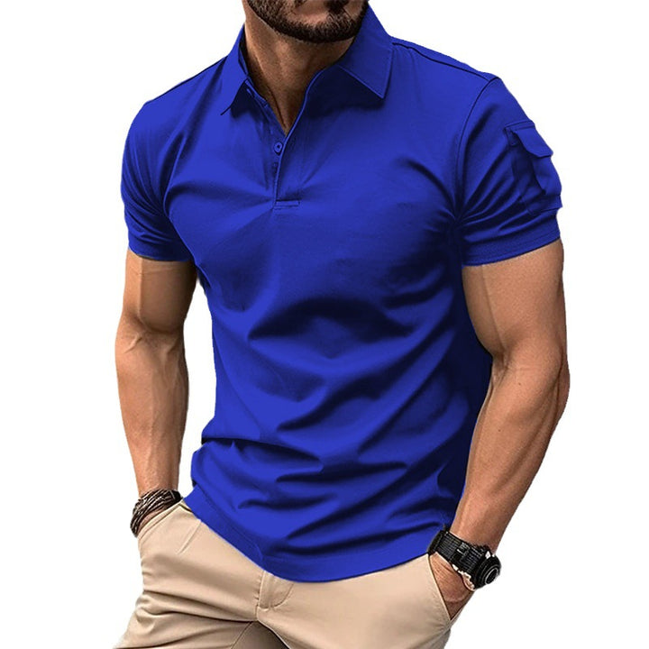Herren Performance Polo-Shirt mit Utility-Taschen Echoarchiv