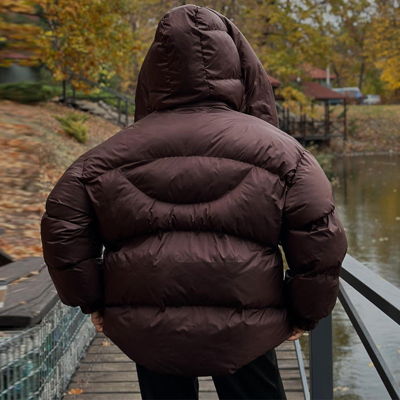 Echoarchiv | Damen Gesteppte Winterjacke mit Oversized Kapuze – Warm, Wasserabweisend & Modern