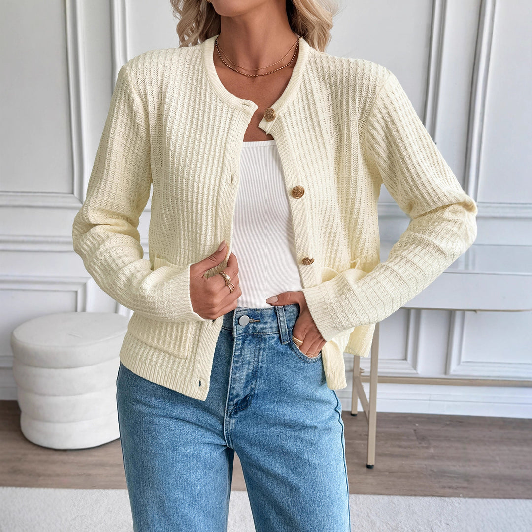 Damen Strickjacke mit Knopfdetails Echo Archiv
