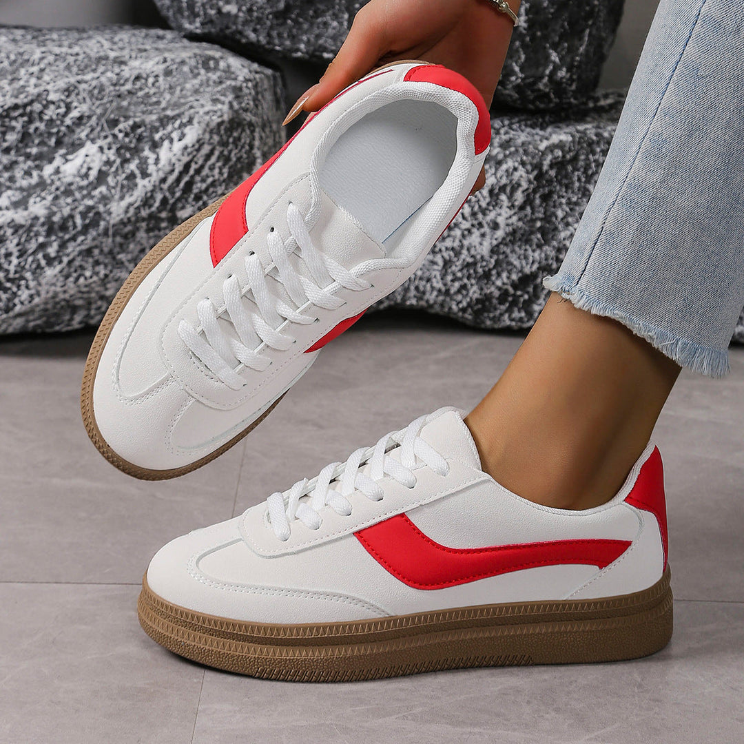 Damen Sportliche Sneaker mit modischem Farbkontrast und rutschfester Sohle Echo Archiv