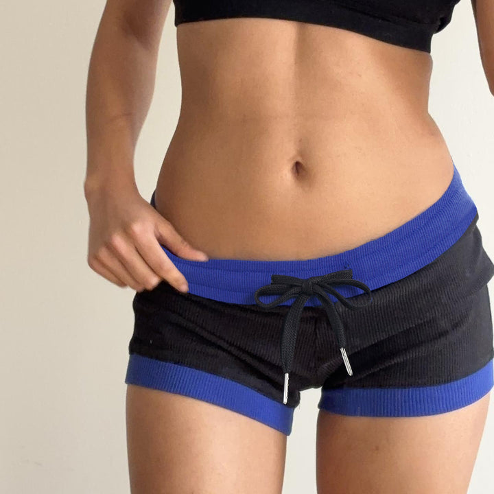 Damen Sportliche Shorts mit elastischem Bund und Kordelzug Echo Archiv