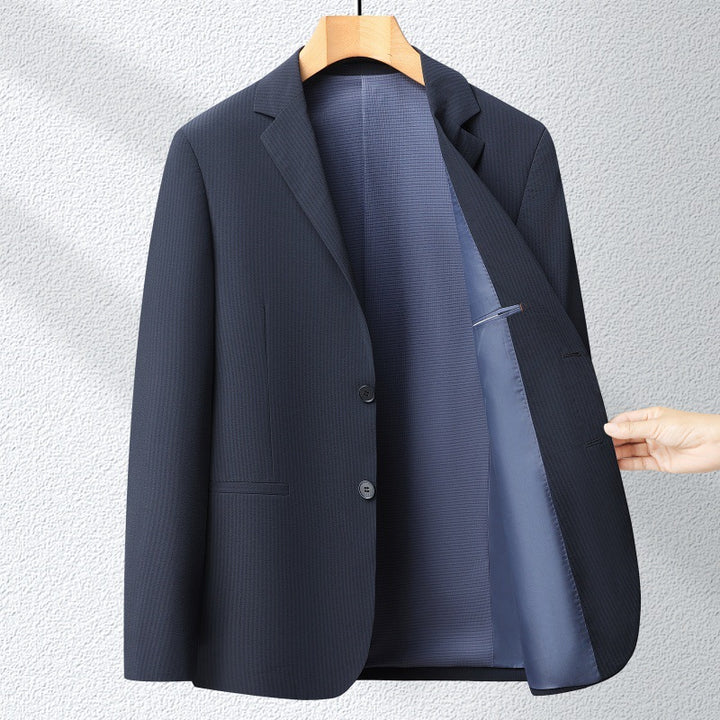 Herren eleganter Blazer mit feinem Strukturdesign Echoarchiv