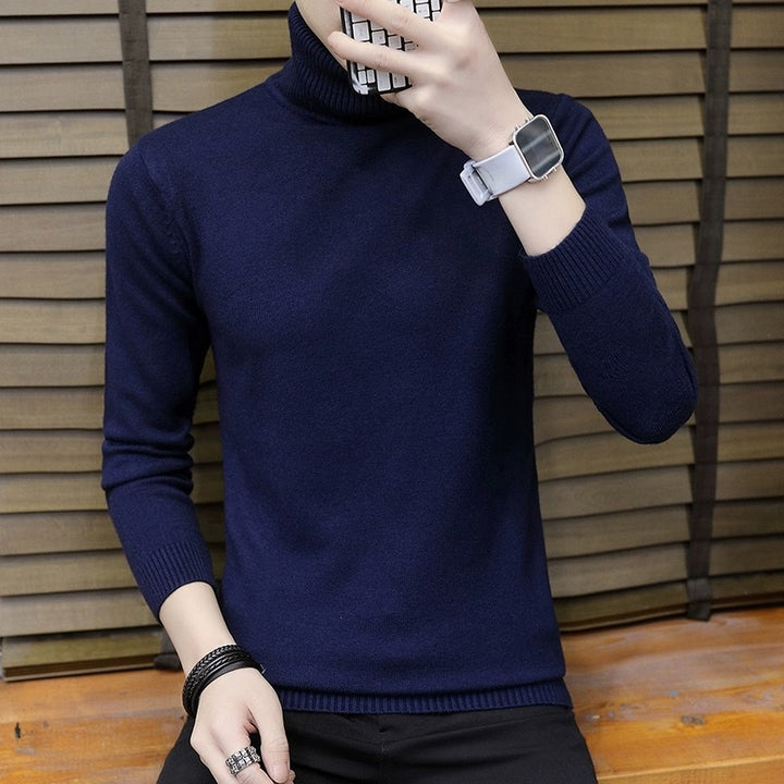 Herren bequemer Rollkragenpullover Echoarchiv