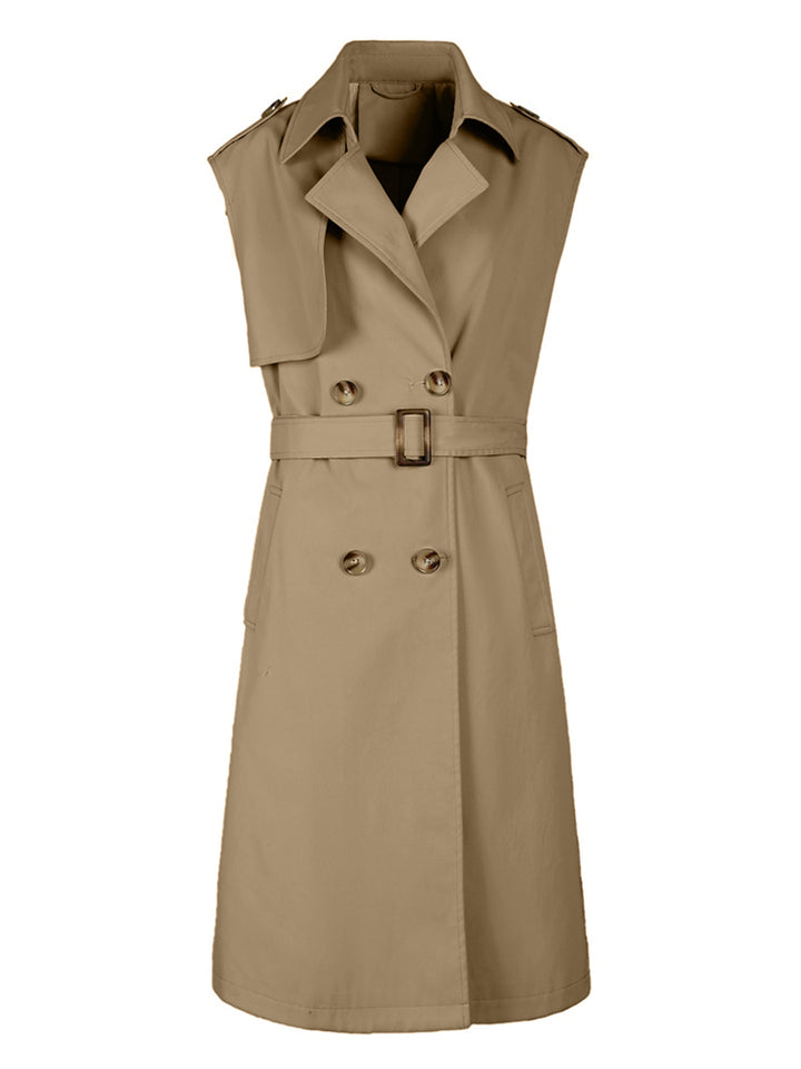 Damen Eleganter Trenchcoat mit Gürtel Echo Archiv