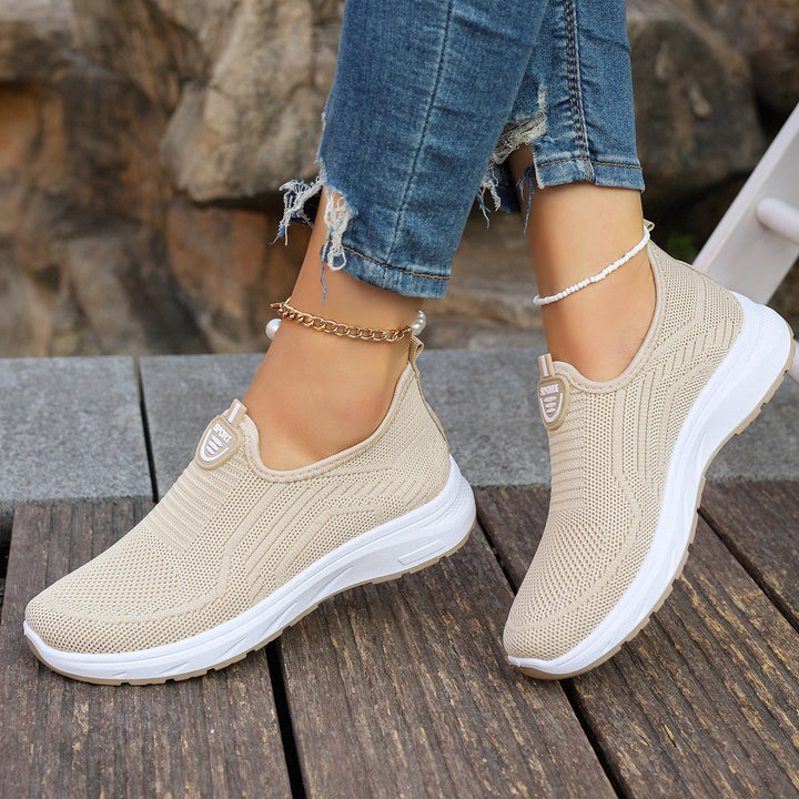 Damen Atmungsaktive Slip-On SnEchoarchivkers mit elastischem Einsatz und dämpfender Sohle Echoarchiv