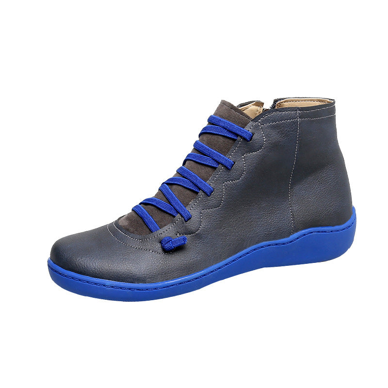 Damen komfortabler Schnür-Bootie mit ergonomischem Fußbett, weichem Schaft und flexibler Profilsohle Echo Archiv