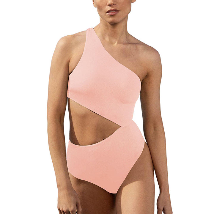Damen Einseitiger Cut-Out Badeanzug Echo Archiv