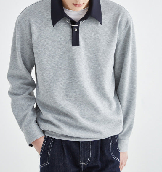 Herren elegantes Poloshirt mit modernem Kragen Echoarchiv