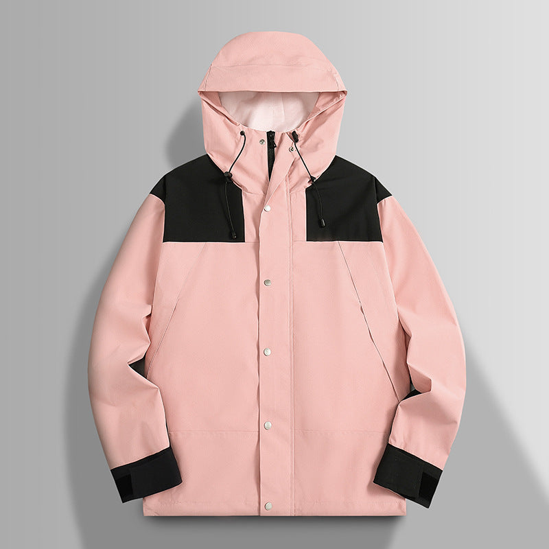Herren Wasserfeste Softshelljacke mit Kapuze, verstellbaren Bündchen und verdeckter Druckknopfleiste Echo Archiv