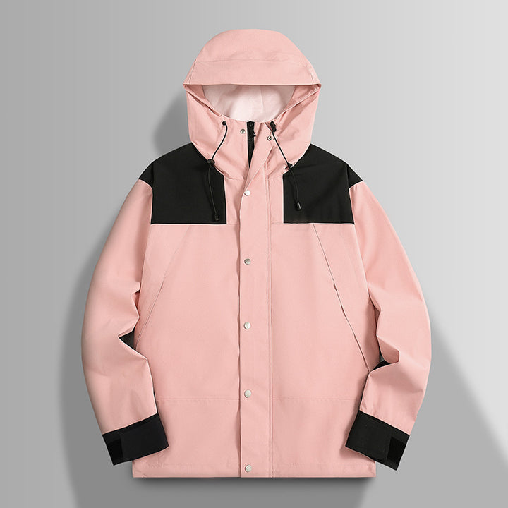 Herren Wasserfeste Softshelljacke mit Kapuze, verstellbaren Bündchen und verdeckter Druckknopfleiste Echo Archiv
