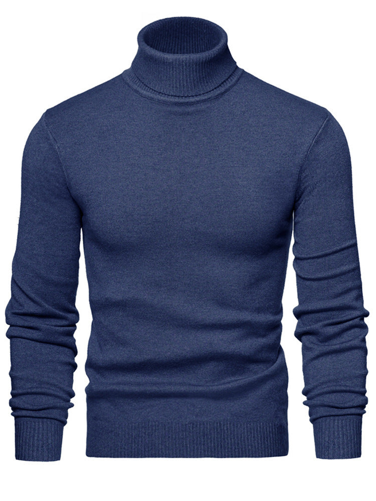 Herren Zeitloser Rollkragenpullover aus weicher Wolle Echoarchiv
